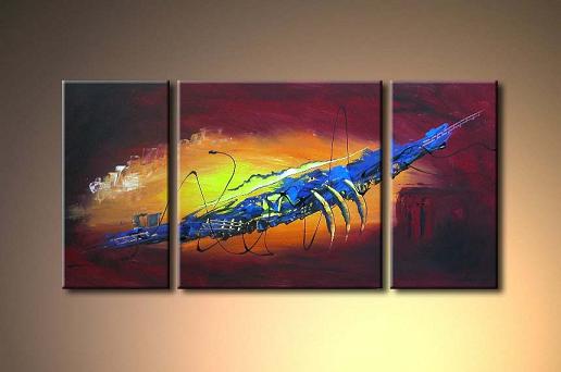 Dafen Oil Painting on canvas abstract -set356